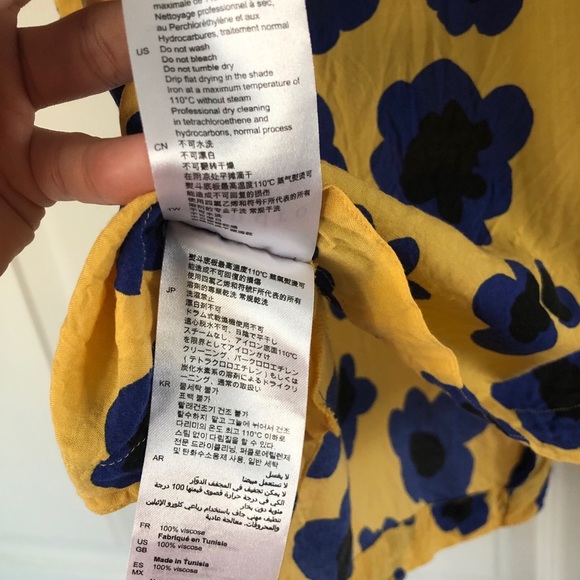 Sandro men’s floral short-sleeve shirt size XS - Picture 4 of 6